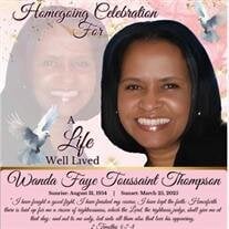 Mrs. Wanda Faye Toussaint Thompson