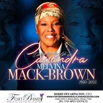Rev Cassandra Melvina Mack-Brown