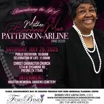 Mother Burnnia Mae Patterson-Arline