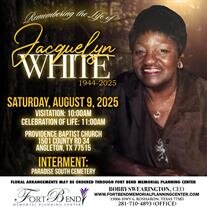 Jacquelyn White