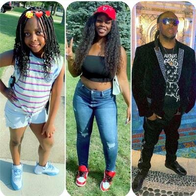 Sanai Daniels, Sa'miya Shelton, & Cartez Daniels