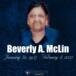 Ms. Beverly A. McLin